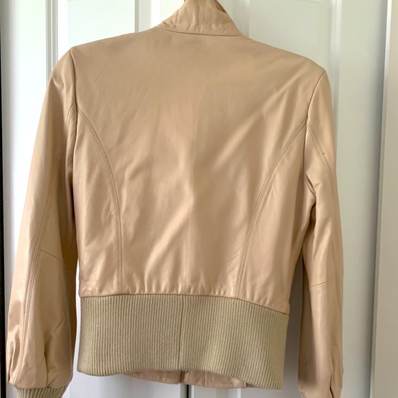 Beautiful blush pink soft Bebe leather jacketđź’• - Picture 2 of 6